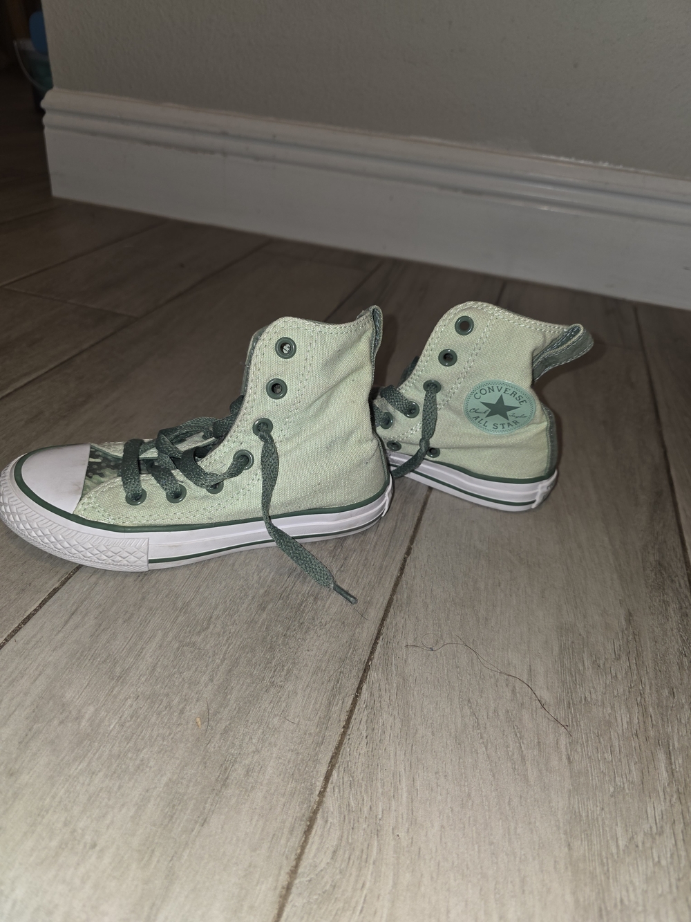 Converse Chuck Taylor High Top Sneakers in Mint Green